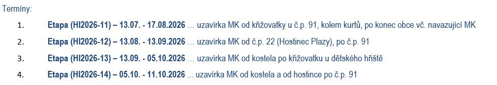náhled přílohy - Oprava komunikace termíny